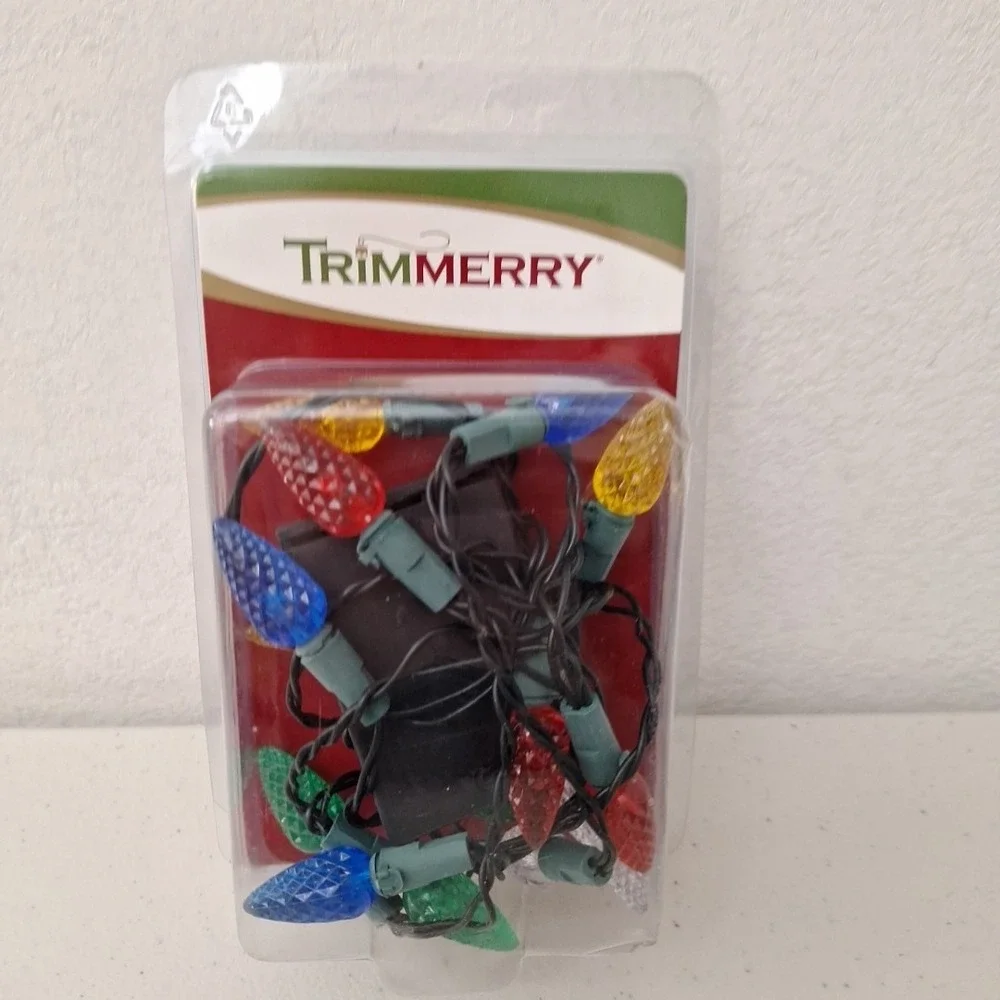 Vintage Trimmery Shopko Multicolor Indoor Miniature Light Set 5 Feet NEW